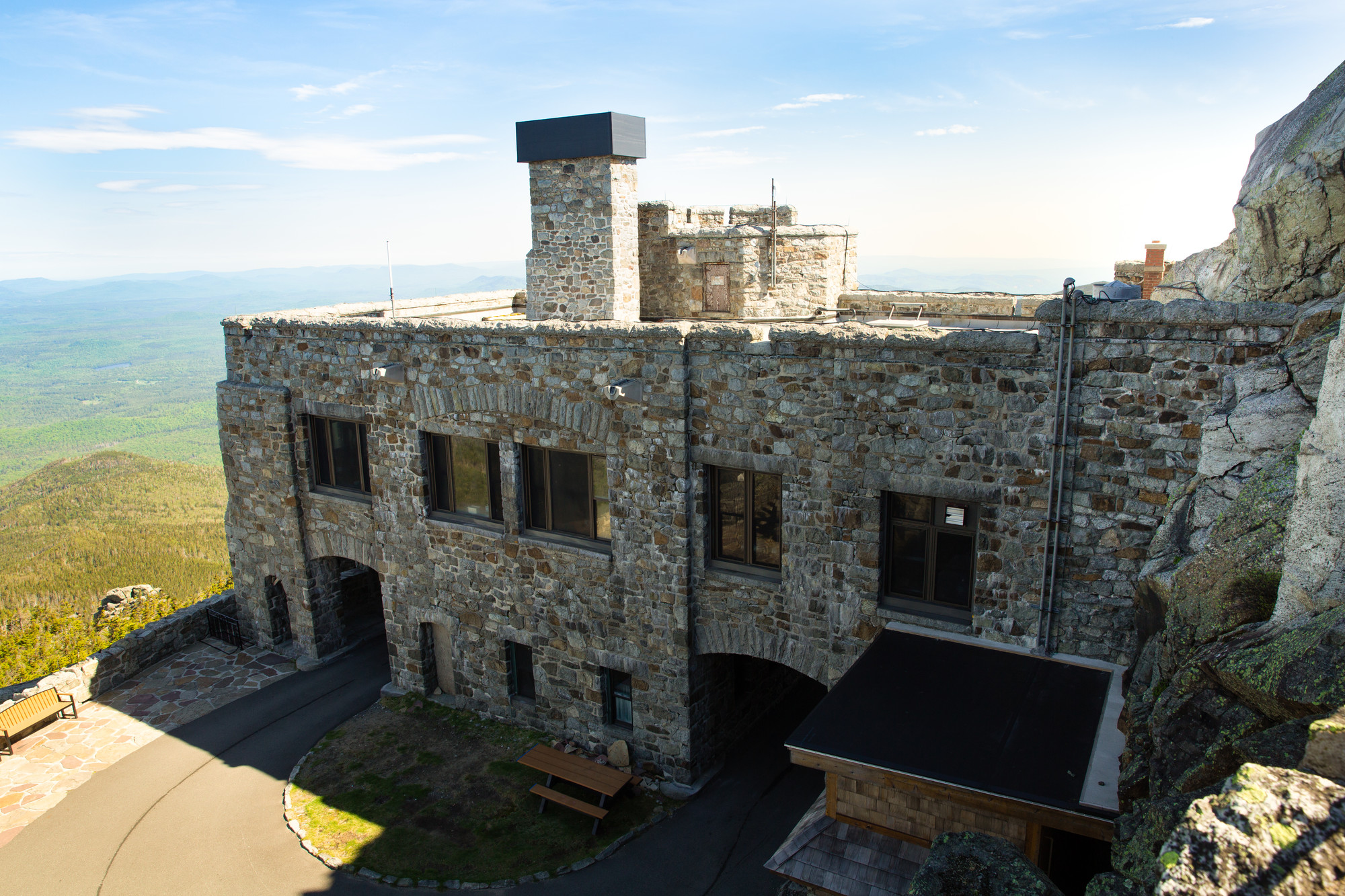 The castle on Whiteface Mountain