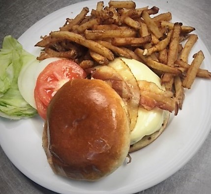 Melody Lodge Burger and Fries