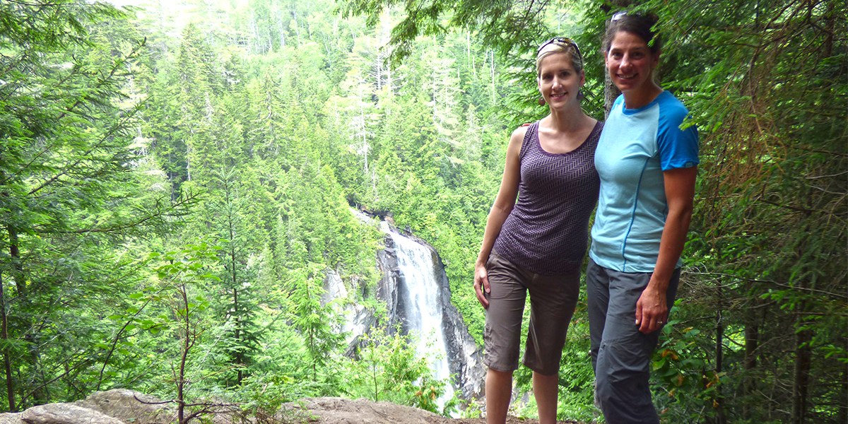 Alli & I at OK Slip Falls