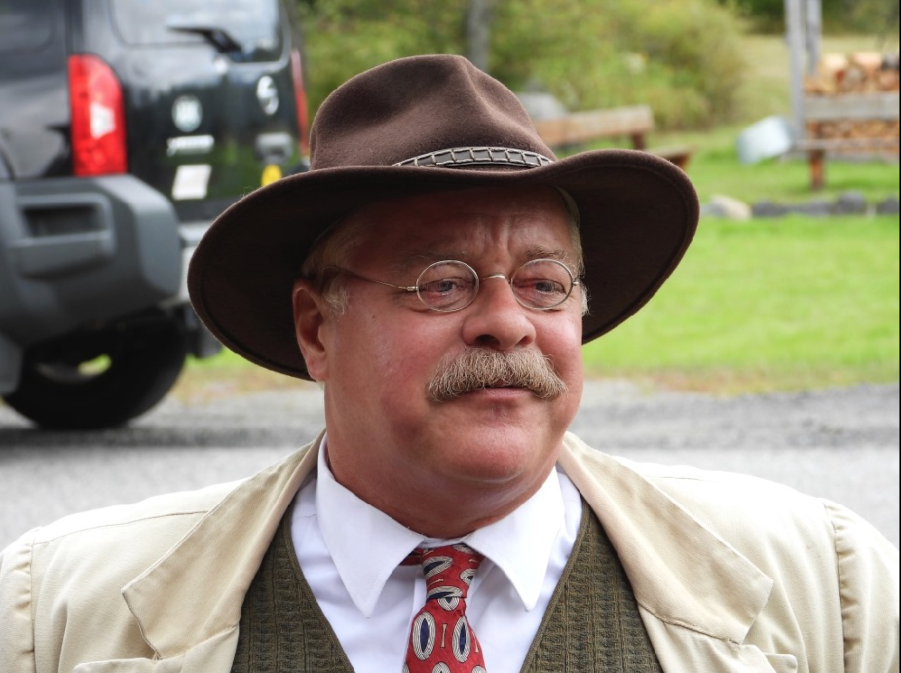 Teddy Roosevelt impersonator 
