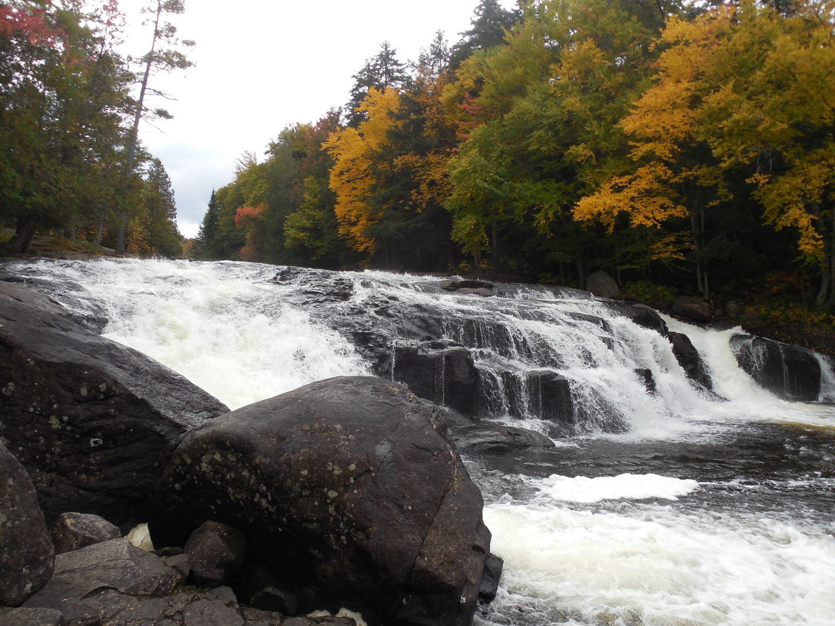 Buttermilk Falls in Long Lake.