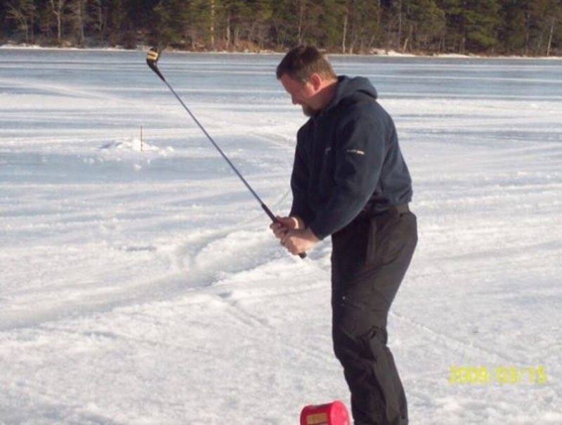 Laura O'Connor Ice Golf