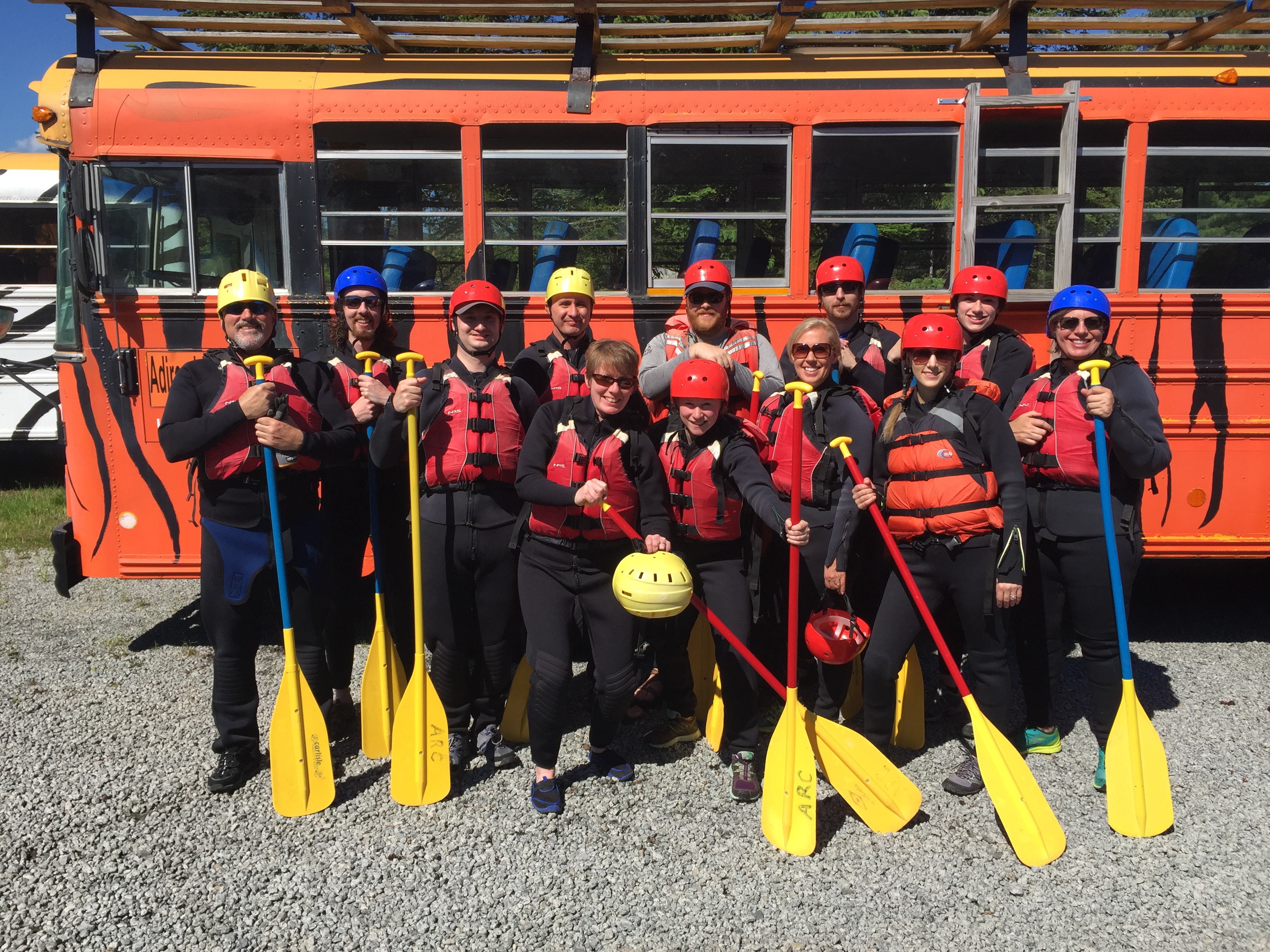 Outfitted and ready for a day on the Hudson!