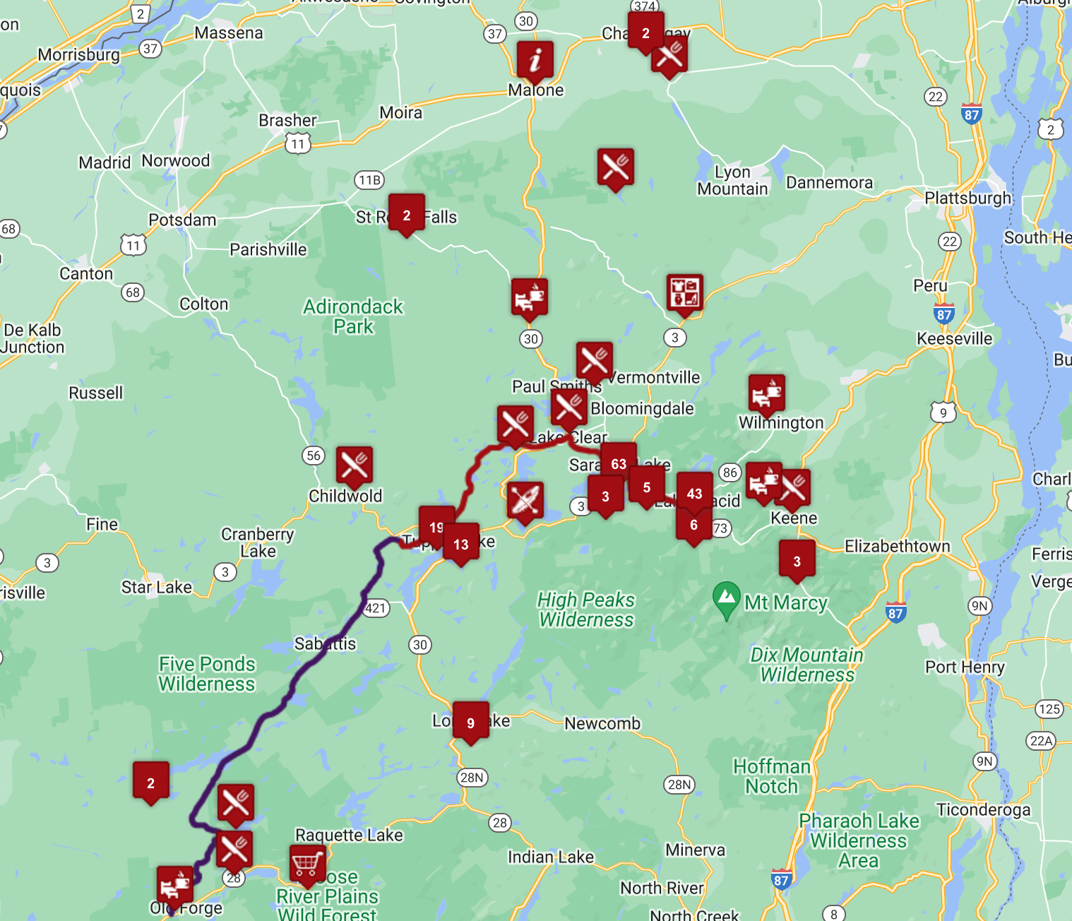 Adirondack rail trail