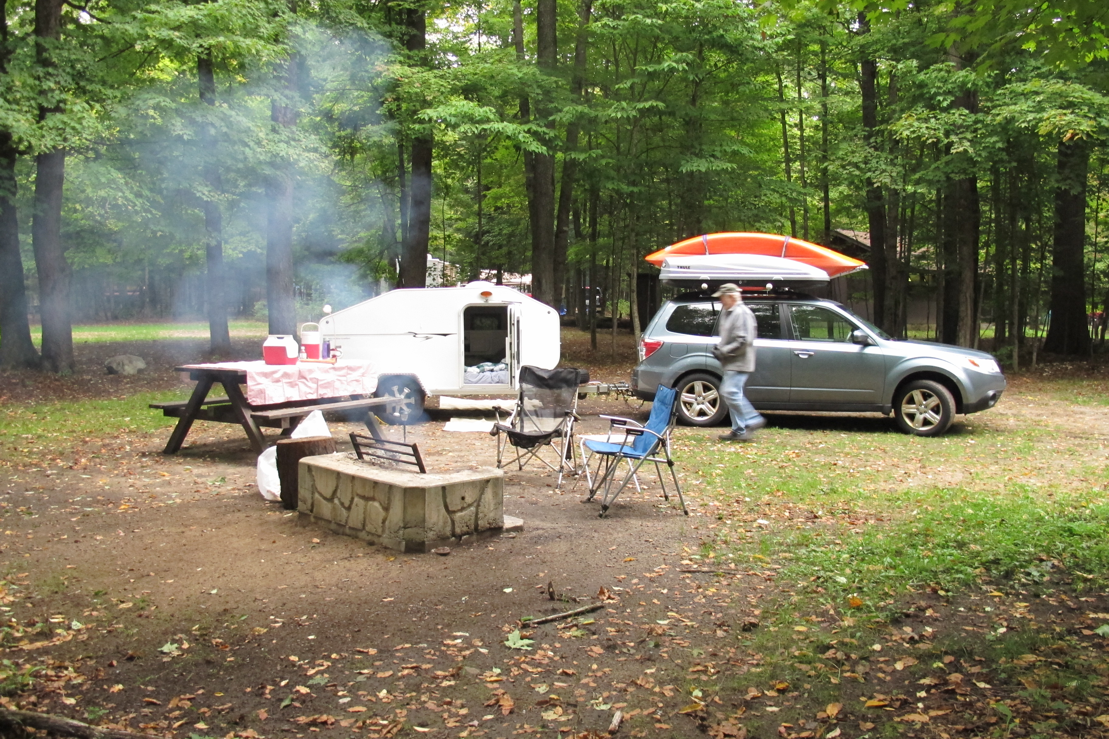 Campsite #8 at Eighth Lake campground