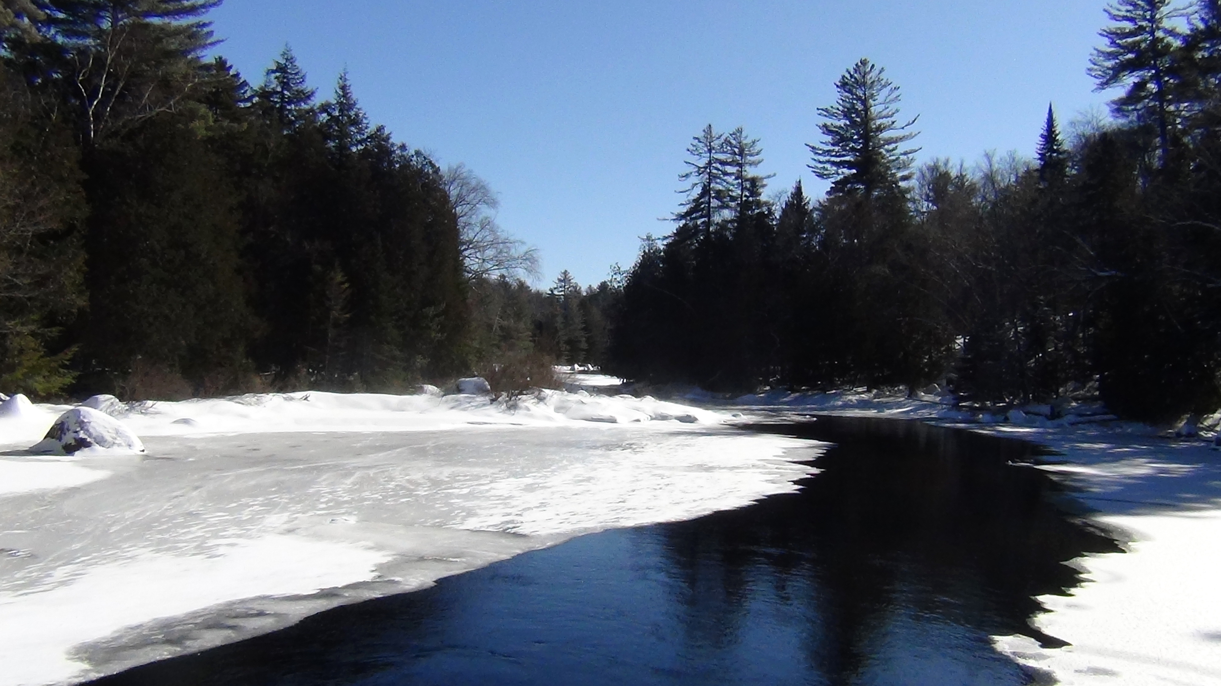 Taken from the Newcomb River bridge.