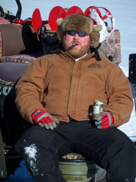 Robey Beer Ice Fishing