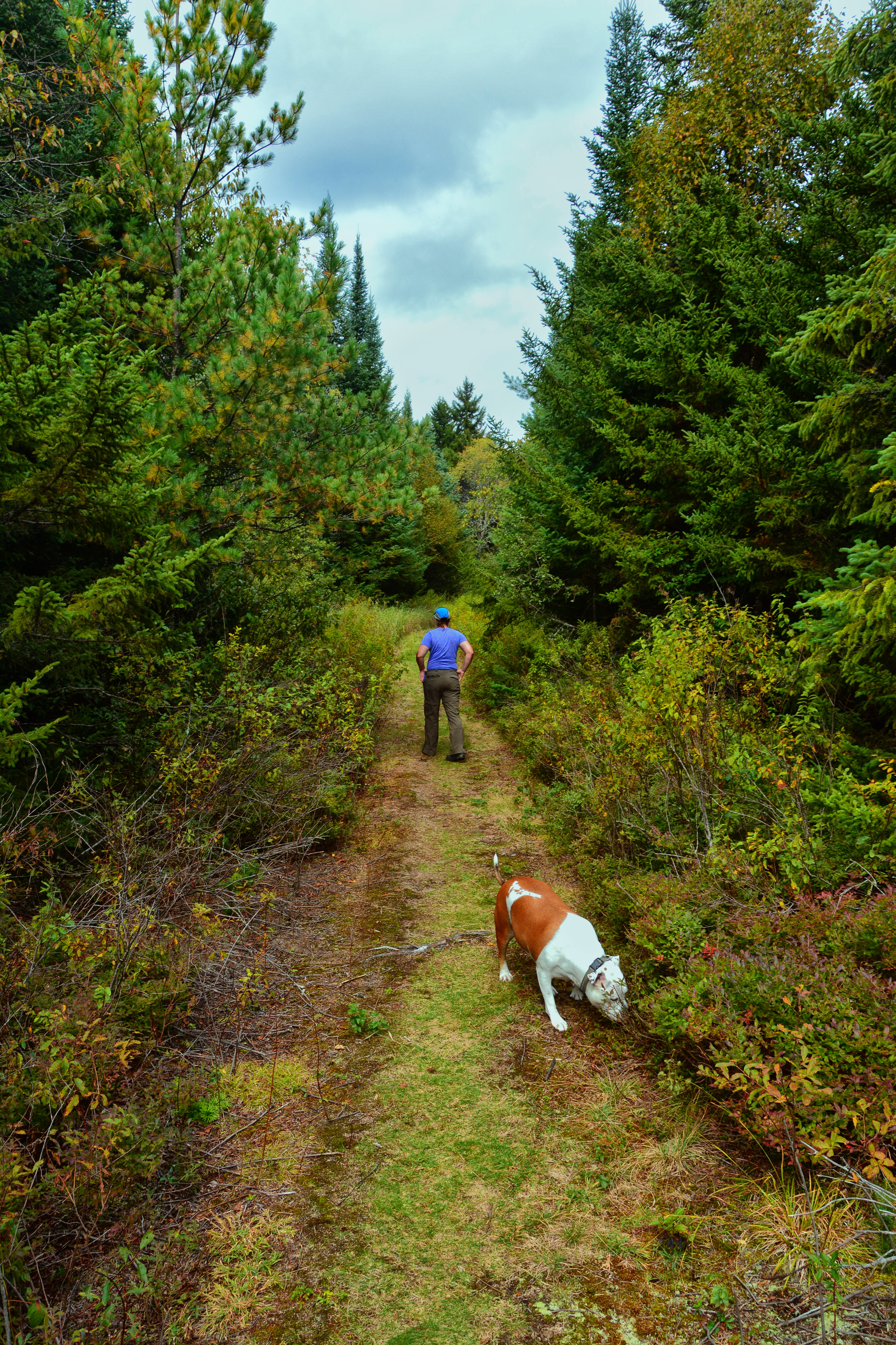 Corenne and Abby along the trails