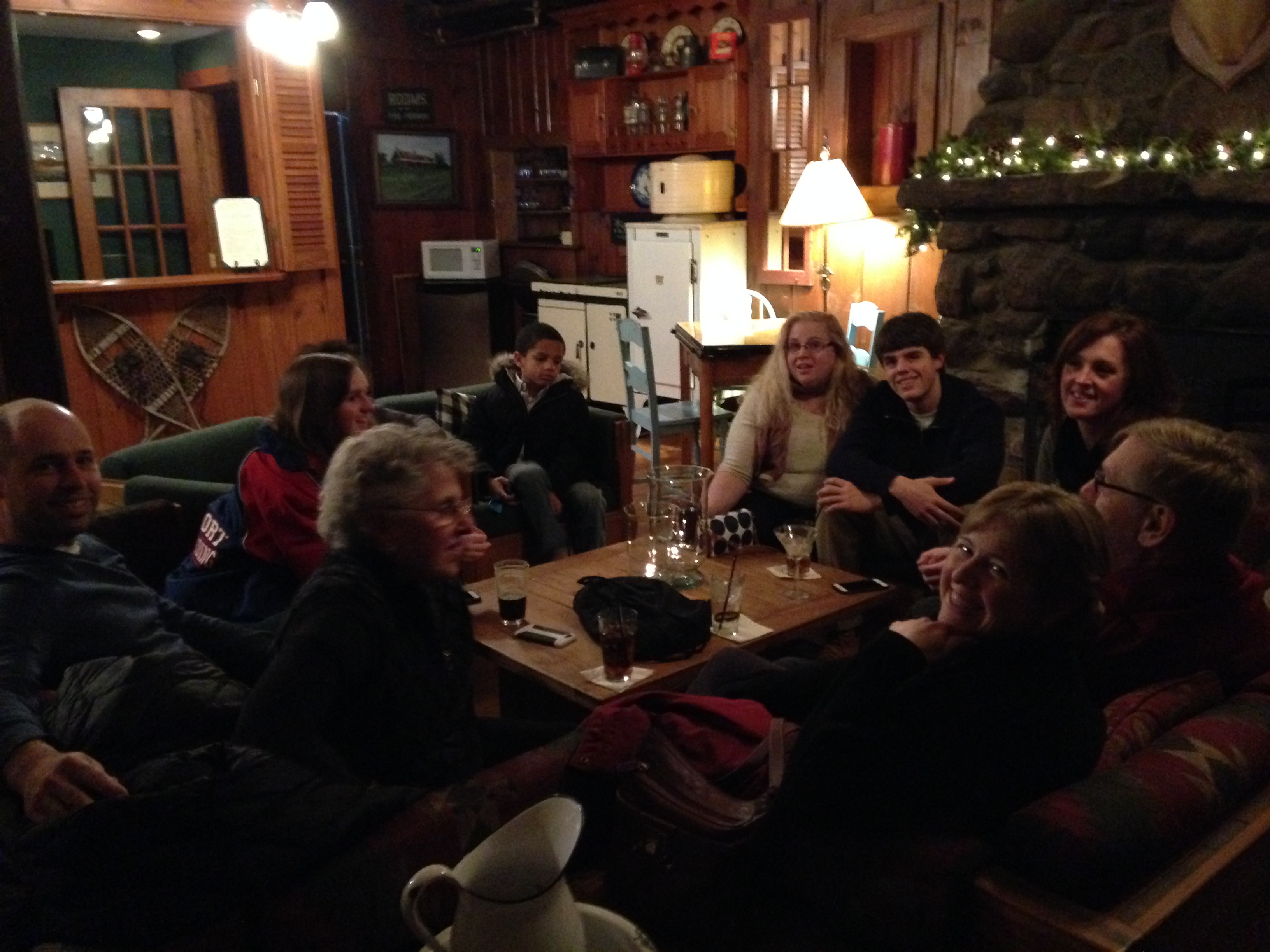 The Melody Lodge was beautiful. We ate in the bar, but talked to a ton of friendly locals and visitors.