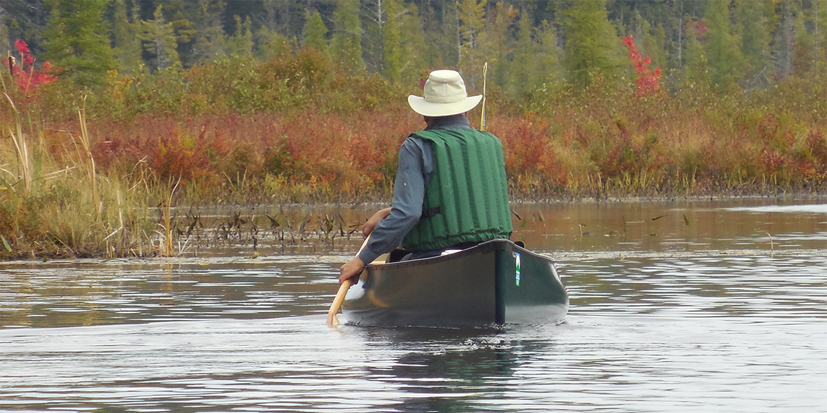 Fishing near Raquette Lake