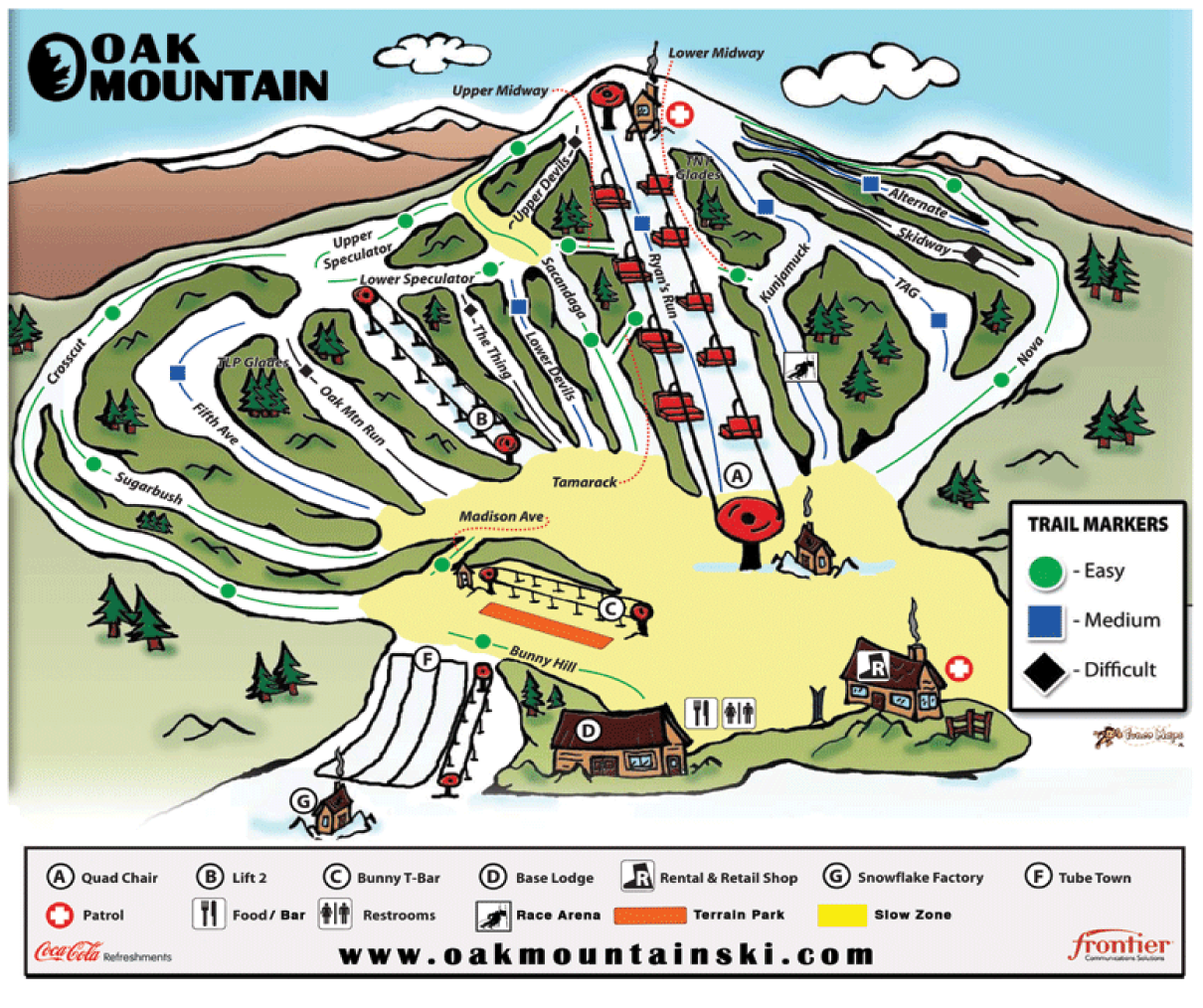 Oak Mountain Trail Map