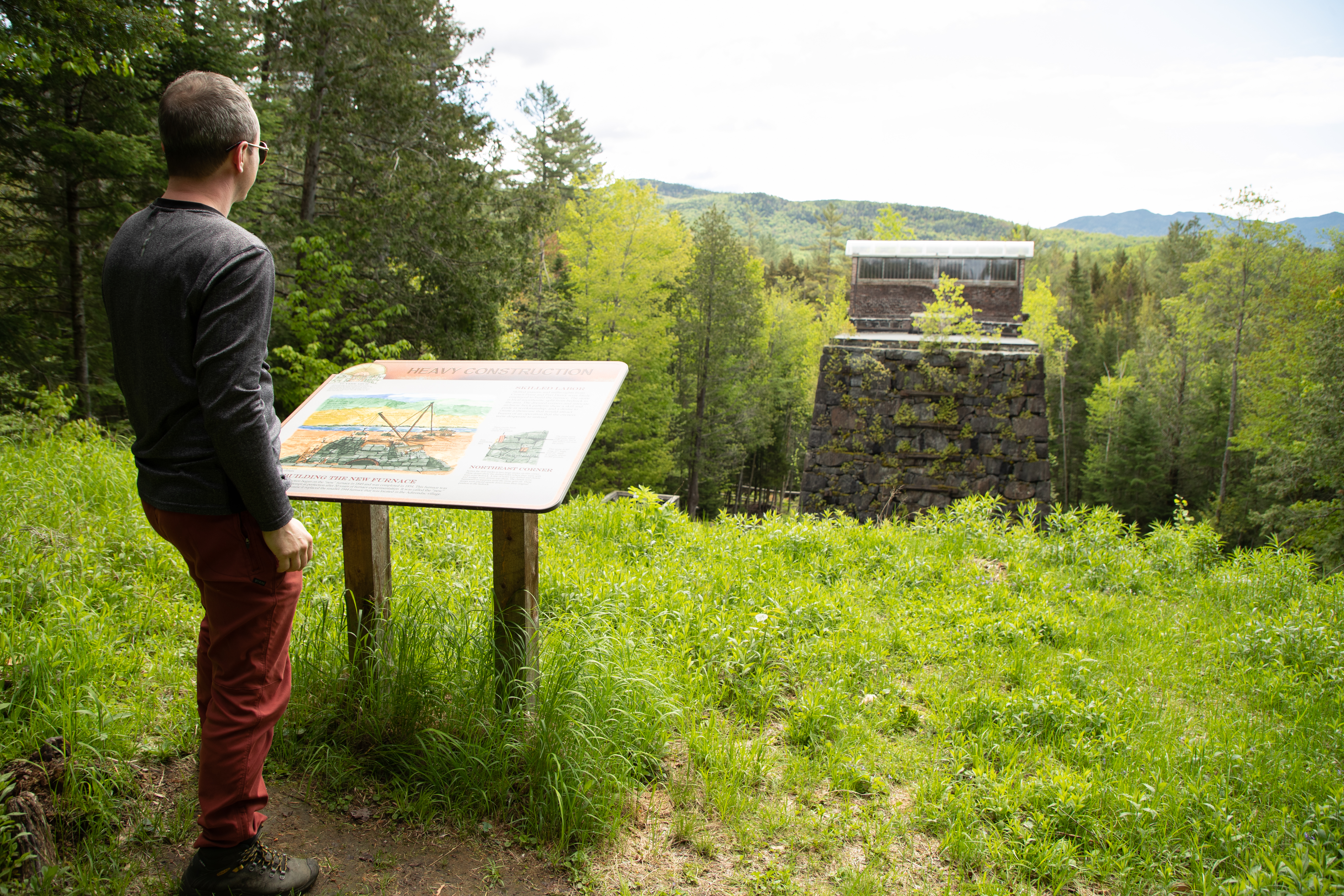 Overlooking MacIntyre Blast Furnace